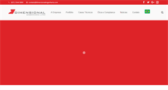 Desktop Screenshot of dimensionalengenharia.com